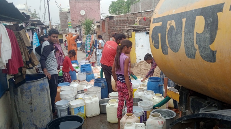 Water Crisis In Indore गर्मी के कारण बढ़ा जलसंकट इंदौर में 207